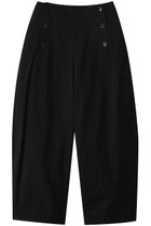 【サクラ/SACRA】のコットンギャバジンカーブパンツ 人気、トレンドファッション・服の通販 founy(ファニー) ファッション Fashion レディースファッション Fashion for Women パンツ Pants & Trousers フロント Front, Front Design ヴィンテージ Vintage Style thumbnail ブラック|ID: prp329100004408510 ipo3291000000032912706