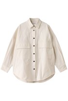 【サクラ/SACRA】のコットンギャバジンジャケットシャツ オフホワイト|ID: prp329100004408511 ipo3291000000032858114
