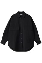 【サクラ/SACRA】のコットンギャバジンジャケットシャツ ブラック|ID: prp329100004408511 ipo3291000000032858118