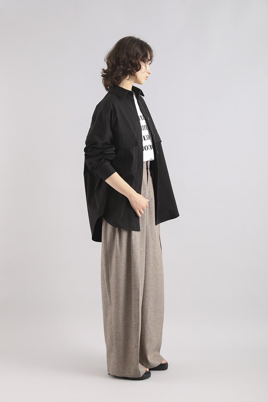 【サクラ/SACRA】のコットンギャバジンジャケットシャツ 人気、トレンドファッション・服の通販 founy(ファニー) 　ファッション　Fashion　レディースファッション　Fashion for Women　アウター　Coat / Outerwear Collection　レディースジャケット・軽アウター　Jackets　トップス・カットソー　Cut & Sew Tops　ジャケット　Jacket, Outerwear　スリーブ　Sleeve, Long Sleeve / Short Sleeve　ロング　Long, Long-Length　ヴィンテージ　Vintage Style　other-8|ID: prp329100004408511 ipo3291000000032858156