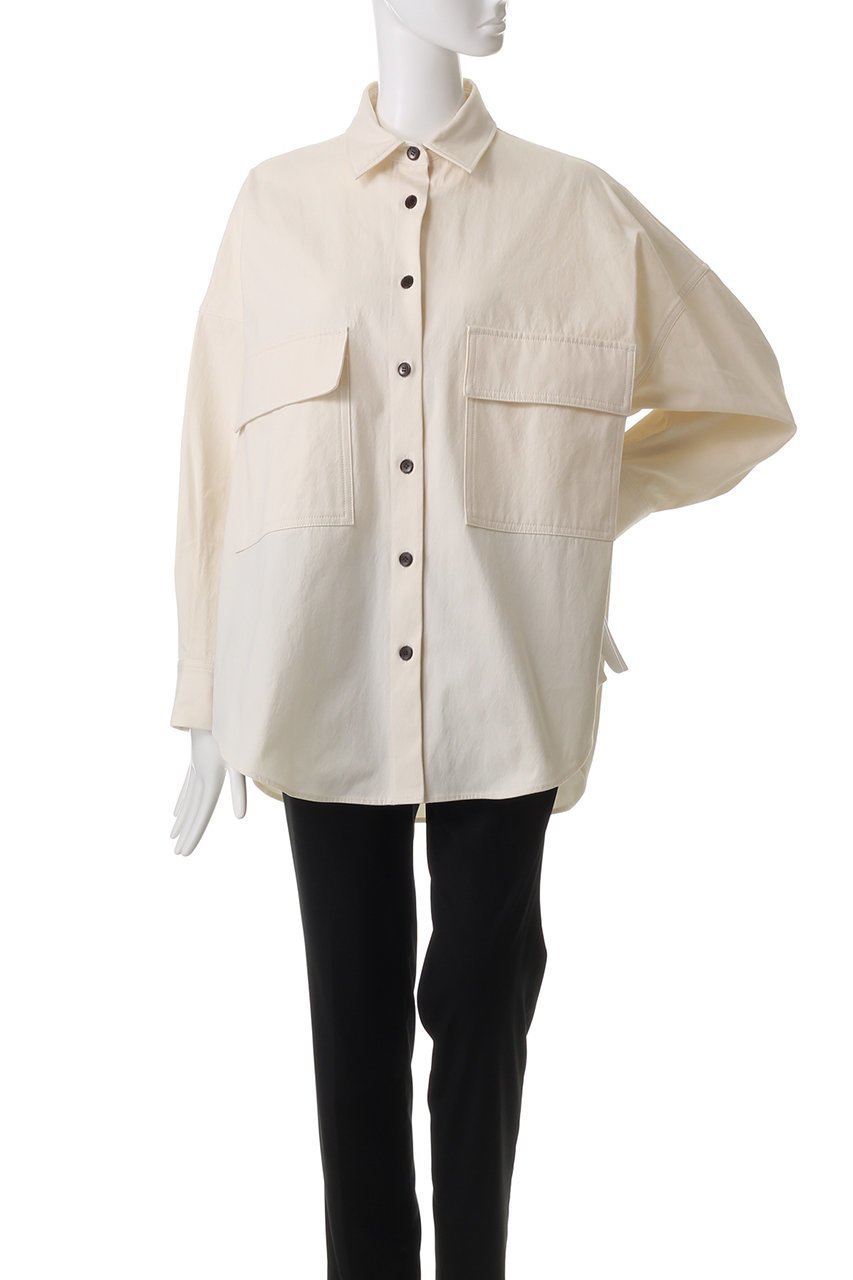 【サクラ/SACRA】のコットンギャバジンジャケットシャツ 人気、トレンドファッション・服の通販 founy(ファニー) 　ファッション　Fashion　レディースファッション　Fashion for Women　アウター　Coat / Outerwear Collection　レディースジャケット・軽アウター　Jackets　トップス・カットソー　Cut & Sew Tops　ジャケット　Jacket, Outerwear　スリーブ　Sleeve, Long Sleeve / Short Sleeve　ロング　Long, Long-Length　ヴィンテージ　Vintage Style　other-2|ID: prp329100004408511 ipo3291000000034955628