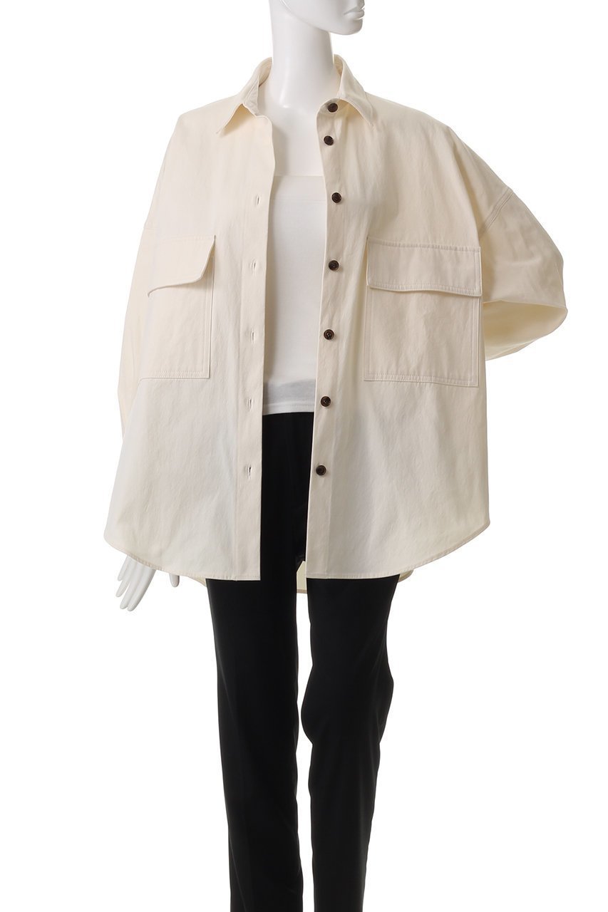 【サクラ/SACRA】のコットンギャバジンジャケットシャツ 人気、トレンドファッション・服の通販 founy(ファニー) 　ファッション　Fashion　レディースファッション　Fashion for Women　アウター　Coat / Outerwear Collection　レディースジャケット・軽アウター　Jackets　トップス・カットソー　Cut & Sew Tops　ジャケット　Jacket, Outerwear　スリーブ　Sleeve, Long Sleeve / Short Sleeve　ロング　Long, Long-Length　ヴィンテージ　Vintage Style　other-7|ID: prp329100004408511 ipo3291000000034955635