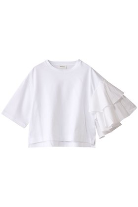 【アダワス/ADAWAS】のMILANO RIB ジャージー アシンメトリック スリーブTシャツ 人気、トレンドファッション・服の通販 founy(ファニー) ファッション Fashion レディースファッション WOMEN トップス・カットソー Tops/Tshirt シャツ/ブラウス Shirts/Blouses ロング / Tシャツ T-Shirts カットソー Cut and Sewn 2025年 2025 2025春夏・S/S Ss,Spring/Summer,2025 アシンメトリー Asymmetry ショート Short ジャージー Jersey スリーブ Sleeve ネックレス Necklace フリル Frills 夏 Summer 春 Spring S/S・春夏 Ss・Spring/Summer |ID:prp329100004408512