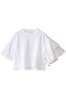 【アダワス/ADAWAS】のMILANO RIB ジャージー アシンメトリック スリーブTシャツ 人気、トレンドファッション・服の通販 founy(ファニー) ファッション Fashion レディースファッション WOMEN トップス・カットソー Tops/Tshirt シャツ/ブラウス Shirts/Blouses ロング / Tシャツ T-Shirts カットソー Cut and Sewn 2025年 2025 2025春夏・S/S Ss,Spring/Summer,2025 アシンメトリー Asymmetry ショート Short ジャージー Jersey スリーブ Sleeve ネックレス Necklace フリル Frills 夏 Summer 春 Spring S/S・春夏 Ss・Spring/Summer |ID:prp329100004408512