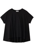 【アダワス/ADAWAS】のHIGH-TWIST コットンジャージー フレアTシャツ ブラック|ID: prp329100004408514 ipo3291000000032795962