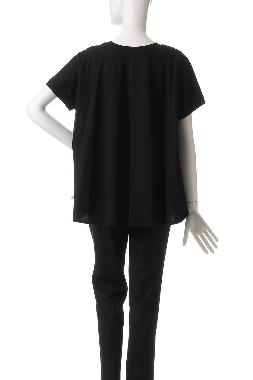 【アダワス/ADAWAS】のHIGH-TWIST コットンジャージー フレアTシャツ 人気、トレンドファッション・服の通販 founy(ファニー) 　ファッション　Fashion　レディースファッション　Fashion for Women　トップス・カットソー　Cut & Sew Tops　シャツ・ブラウス・オフィスカジュアル　Elegant Blouses & Button-Ups　ロングTシャツ・Tシャツ　Longline T-Shirts & Tees　カットソー・ベーシックTシャツ　Cut-and-Sewn Tops / Stretch Tees & Basics　インナー　Innerwear　カーディガン　Cardigan, Knitwear　ショート　Short, Short Length　ジャケット　Jacket, Outerwear　スリーブ　Sleeve, Long Sleeve / Short Sleeve　ドレープ　Drape, Draping Fabric　フレア　Flare, Flared　夏　Summer　other-4|ID: prp329100004408514 ipo3291000000032795970