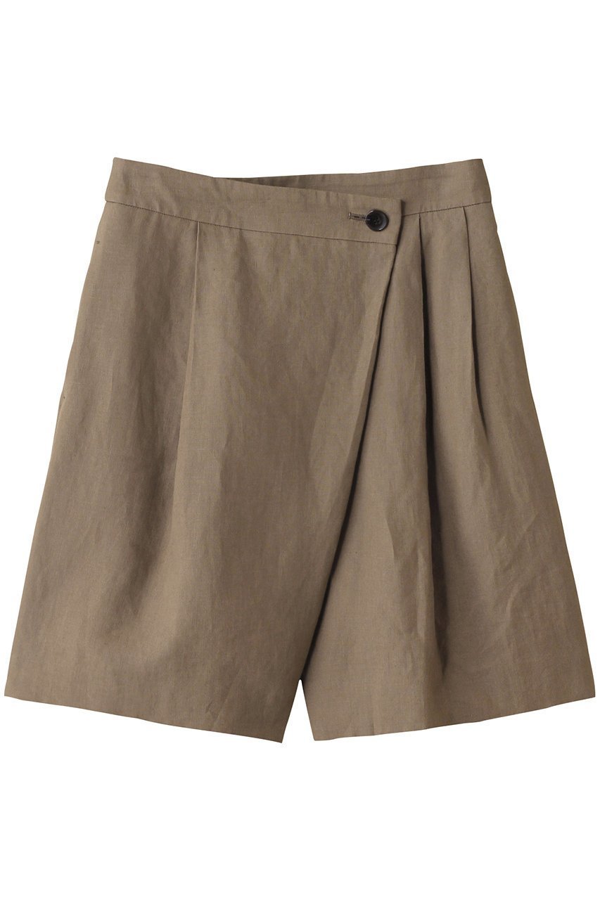 【サクラ/SACRA】のスペリオルベルギーリネンラップショートパンツ 人気、トレンドファッション・服の通販 founy(ファニー) 　ファッション　Fashion　レディースファッション　Fashion for Women　パンツ　Pants & Trousers　ショートパンツ・ハーフパンツ　High-Waisted & Relaxed Shorts　ショート　Short, Short Length　トレンド　Trend, Trending Now　ラップ　Wrap, Wrap Design　リネン　Linen, Linen Fabric　 other-1|ID: prp329100004408521 ipo3291000000032916371