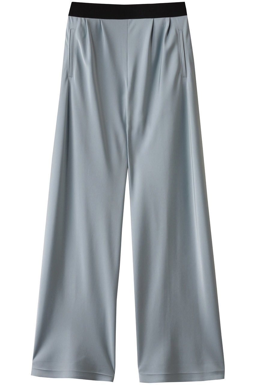 【エムフィル/M Fil】のストレッチ Wサテン リラクシー イージートラウザーズ インテリア・キッズ・メンズ・レディースファッション・服の通販 founy(ファニー) ファッション Fashion レディースファッション Fashion for Women パンツ Pants & Trousers サテン Satin, Glossy Fabric ストレッチ Stretch, Stretchy Fabric スマート Smart, Elegant ダブル Double, Double-Breasted リラックス Relax, Relaxed Fit ライトブルー|ID: prp329100004408531 ipo3291000000032915993