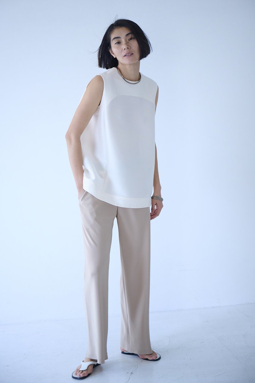 【エムフィル/M Fil】のストレッチ Wサテン リラクシー イージートラウザーズ 人気、トレンドファッション・服の通販 founy(ファニー) 　ファッション　Fashion　レディースファッション　Fashion for Women　パンツ　Pants & Trousers　サテン　Satin, Glossy Fabric　ストレッチ　Stretch, Stretchy Fabric　スマート　Smart, Elegant　ダブル　Double, Double-Breasted　リラックス　Relax, Relaxed Fit　other-6|ID: prp329100004408531 ipo3291000000035624883