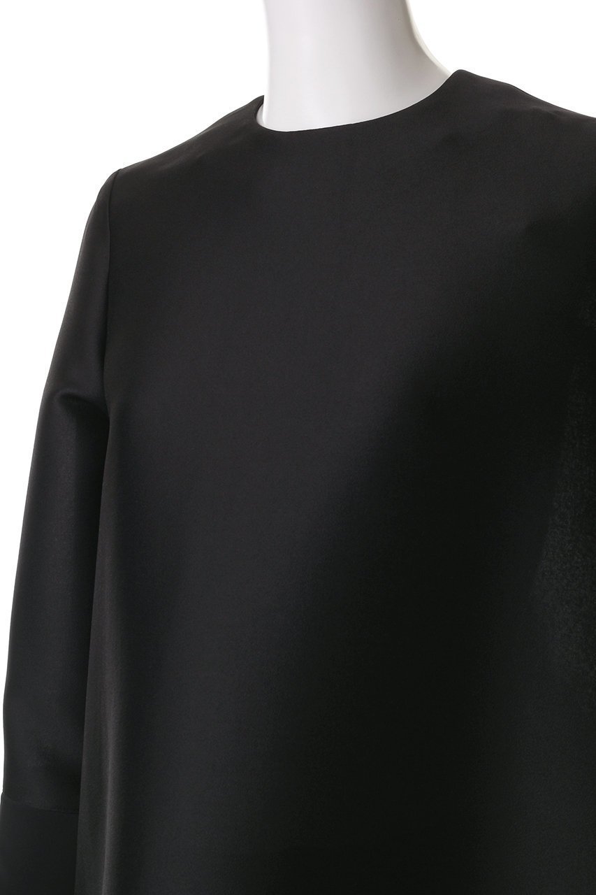 【エムフィル/M Fil】のシルキーWクロスクルーネックAラインブラウス 人気、トレンドファッション・服の通販 founy(ファニー) 　ファッション　Fashion　レディースファッション　WOMEN　トップス・カットソー　Tops/Tshirt　シャツ/ブラウス　Shirts/Blouses　カフス　Cuffs　スリーブ　Sleeve　ラグジュアリー　Luxury　リュクス　Luxe　ロング　Long　other-5|ID: prp329100004408533 ipo3291000000031330679