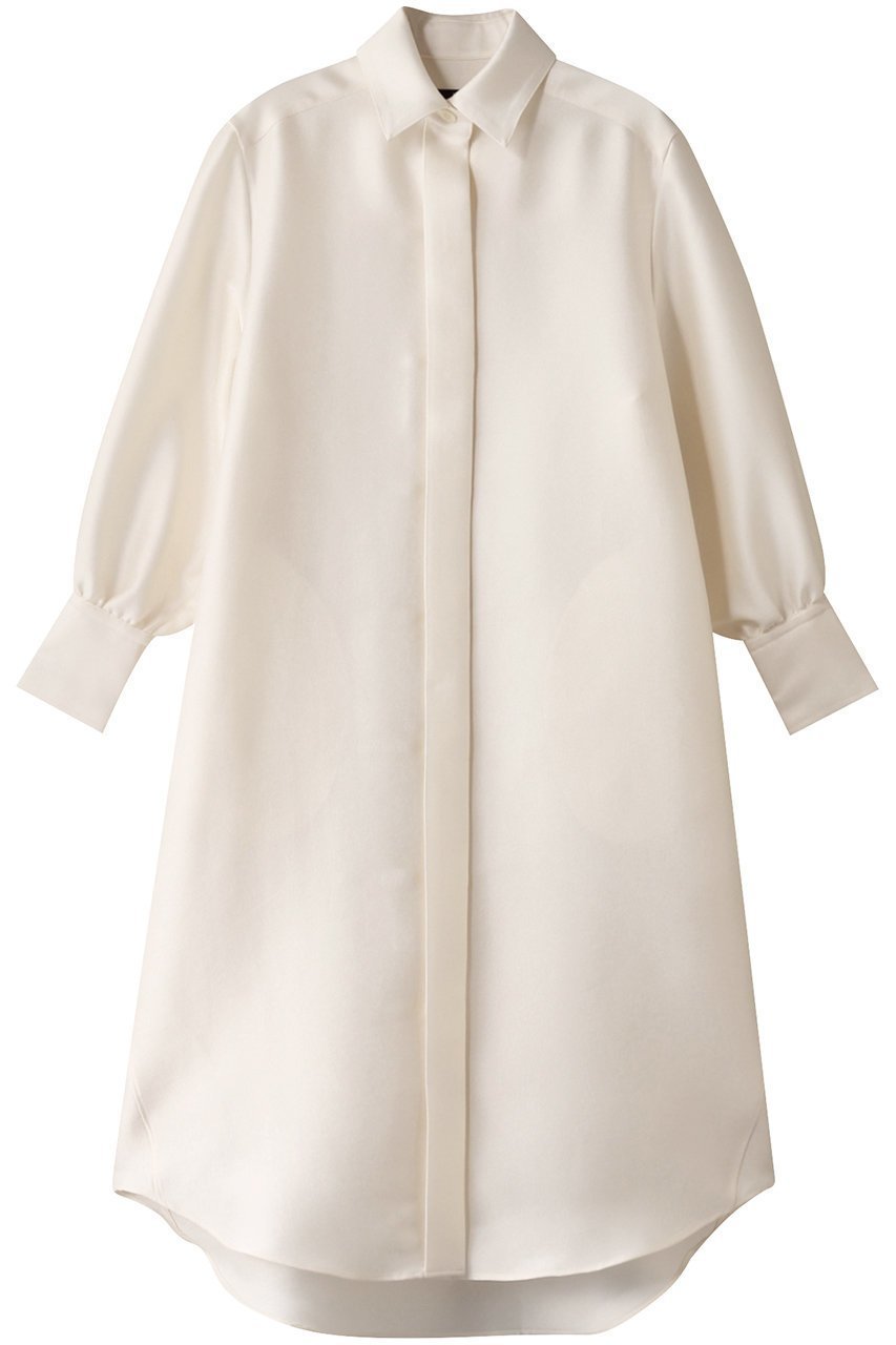 【エムフィル/M Fil】のシルキー Wクロス ロングワンピース インテリア・キッズ・メンズ・レディースファッション・服の通販 founy(ファニー) 　ファッション　Fashion　レディースファッション　Fashion for Women　ワンピース　Dresses　チュニック　Tunic Tops & Dresses　チュニック　Tunic, Long Top　トレンド　Trend, Trending Now　バランス　Balance, Style Balance　モノトーン　Monotone, Black and White　リュクス　Luxury, Elegant, High-End, Chic　リラックス　Relax, Relaxed Fit　ロング　Long, Long-Length　オフホワイト|ID: prp329100004408534 ipo3291000000032875128