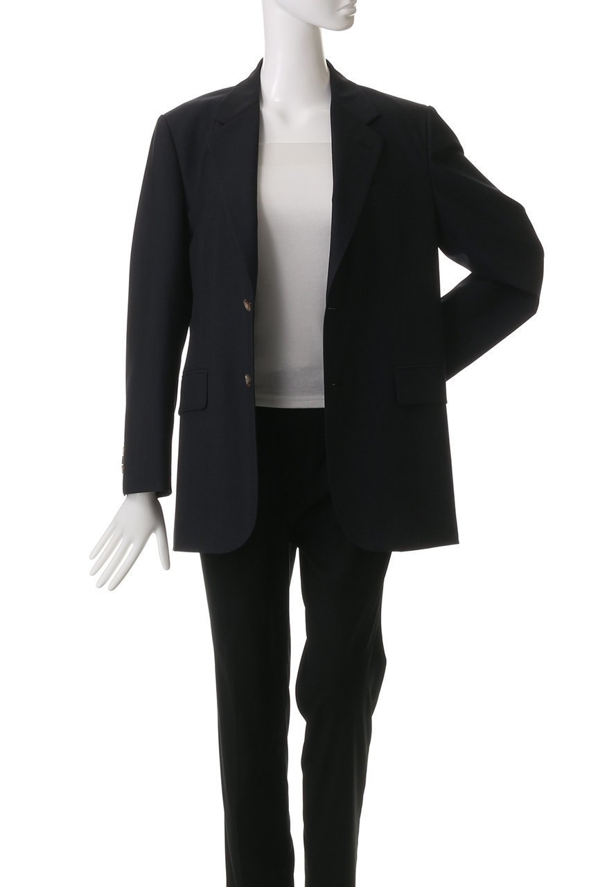 【イレーヴ/YLEVE】のウールシャンブレージャケット 人気、トレンドファッション・服の通販 founy(ファニー) 　ファッション　Fashion　レディースファッション　WOMEN　アウター　Coat Outerwear　ジャケット　Jackets　オケージョン　Occasion　ジャケット　Jacket　デニム　Denim　マニッシュ　Mannish　定番　Standard　other-7|ID: prp329100004408535 ipo3291000000031330683