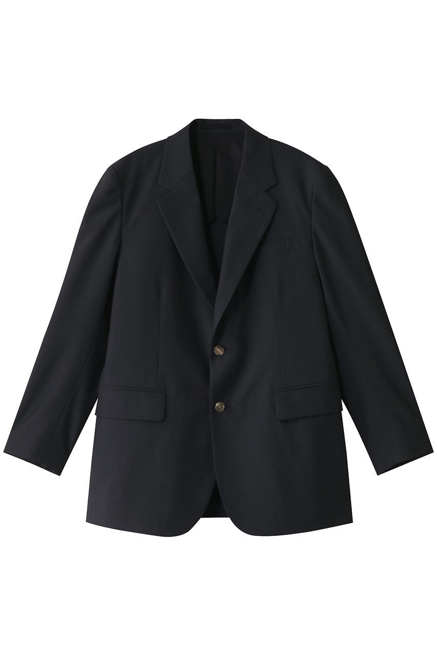 【イレーヴ/YLEVE】のウールシャンブレージャケット インテリア・キッズ・メンズ・レディースファッション・服の通販 founy(ファニー) 　ファッション　Fashion　レディースファッション　Fashion for Women　アウター　Coat / Outerwear Collection　レディースジャケット・軽アウター　Jackets　オケージョン　Occasion Wear　ジャケット　Jacket, Outerwear　デニム　Denim, Jeans Material　マニッシュ　Mannish, Boyish　定番　Standard, Basic Item　ネイビー|ID: prp329100004408535 ipo3291000000032962292