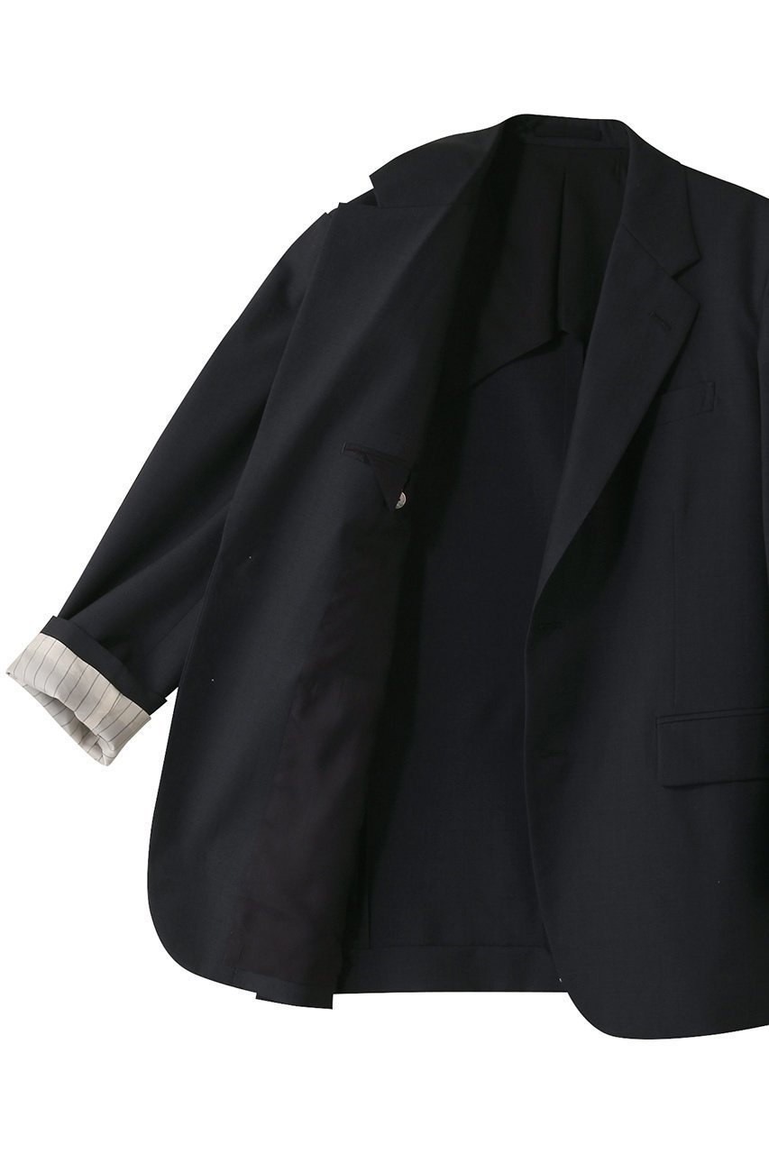 【イレーヴ/YLEVE】のウールシャンブレージャケット 人気、トレンドファッション・服の通販 founy(ファニー) 　ファッション　Fashion　レディースファッション　Fashion for Women　アウター　Coat / Outerwear Collection　レディースジャケット・軽アウター　Jackets　オケージョン　Occasion Wear　ジャケット　Jacket, Outerwear　デニム　Denim, Jeans Material　マニッシュ　Mannish, Boyish　定番　Standard, Basic Item　other-6|ID: prp329100004408535 ipo3291000000032962309