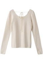 【クラネ/CLANE】のARRANGE RIBBON KNIT TOPS/ニット IVORY|ID: prp329100004408537 ipo3291000000032947826