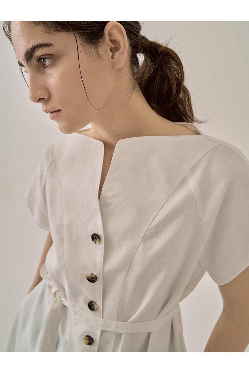 【アキラナカ/AKIRANAKA】のCindy シャツ 人気、トレンドファッション・服の通販 founy(ファニー) 　ファッション　Fashion　レディースファッション　Fashion for Women　トップス・カットソー　Cut & Sew Tops　シャツ・ブラウス・オフィスカジュアル　Elegant Blouses & Button-Ups　ショート　Short, Short Length　スリーブ　Sleeve, Long Sleeve / Short Sleeve　ファブリック　Fabric, Textile　リボン　Ribbon, Bow　エレガント 上品　Elegant　夏　Summer　other-7|ID: prp329100004408538 ipo3291000000032861078