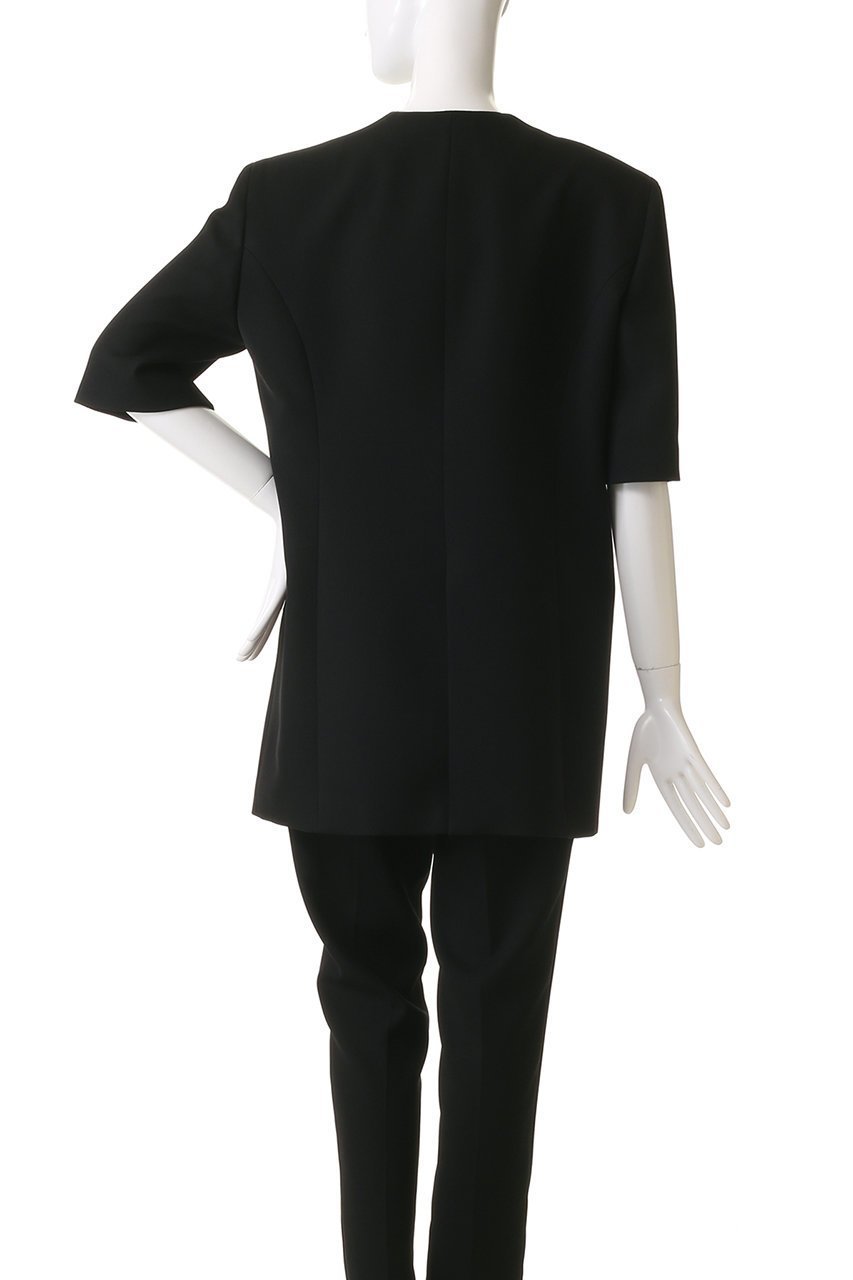 【アキラナカ/AKIRANAKA】のGlenda アシンメトリーノーカラージャケット 人気、トレンドファッション・服の通販 founy(ファニー) 　ファッション　Fashion　レディースファッション　WOMEN　アウター　Coat Outerwear　ジャケット　Jackets　ノーカラージャケット　No Collar Leather Jackets　ジャケット　Jacket　フォーマル　Formal　モダン　Modern　other-4|ID: prp329100004408539 ipo3291000000031268650