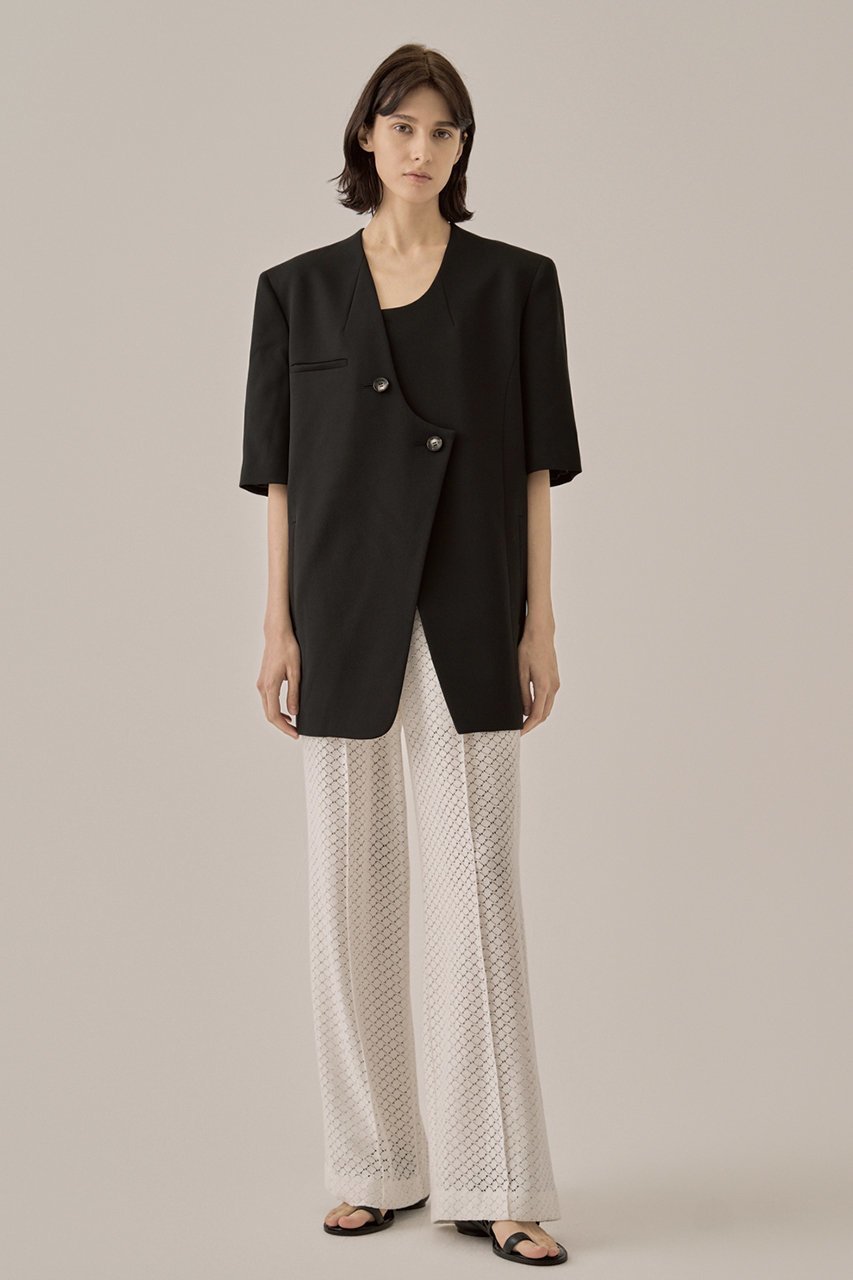 【アキラナカ/AKIRANAKA】のGlenda アシンメトリーノーカラージャケット 人気、トレンドファッション・服の通販 founy(ファニー) 　ファッション　Fashion　レディースファッション　Fashion for Women　アウター　Coat / Outerwear Collection　レディースジャケット・軽アウター　Jackets　ノーカラージャケット / シンプル上品コーデ　Collarless Jackets　ジャケット　Jacket, Outerwear　フォーマル　Formal, Dressy　モダン　Modern, Contemporary　other-8|ID: prp329100004408539 ipo3291000000032962356
