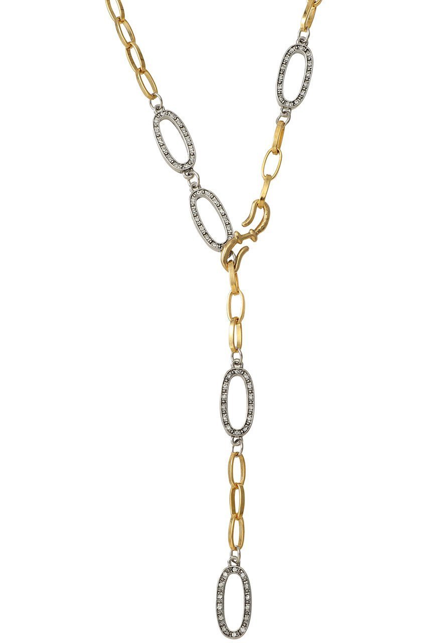 【アデル ビジュー/ADER bijoux】のFER A CHEVAL mix chain ラリエット 人気、トレンドファッション・服の通販 founy(ファニー) 　ファッション　Fashion　レディースファッション　Fashion for Women　ジュエリー　Jewelry　ネックレス　Necklaces & Pendants　オケージョン　Occasion Wear　ガラス　Glass, Glassware　クリスタル　Crystal, Swarovski　ネックレス　Necklace, Pendant Necklace　メタル　Metal, Metal Parts　モチーフ　Motif, Design Theme　エレガント 上品　Elegant　other-4|ID: prp329100004408549 ipo3291000000031268680