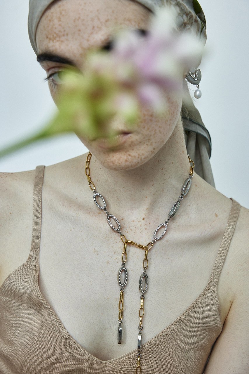 【アデル ビジュー/ADER bijoux】のFER A CHEVAL mix chain ラリエット 人気、トレンドファッション・服の通販 founy(ファニー) ファッション Fashion レディースファッション Fashion for Women ジュエリー Jewelry ネックレス Necklaces & Pendants オケージョン Occasion Wear ガラス Glass, Glassware クリスタル Crystal, Swarovski ネックレス Necklace, Pendant Necklace メタル Metal, Metal Parts モチーフ Motif, Design Theme エレガント 上品 Elegant other-2|ID: prp329100004408549 ipo3291000000035788173