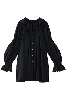【ランバン オン ブルー/LANVIN en Bleu】のトリアセローンフリルギャザーブラウス 人気、トレンドファッション・服の通販 founy(ファニー) ファッション Fashion レディースファッション WOMEN トップス・カットソー Tops/Tshirt シャツ/ブラウス Shirts/Blouses ギャザー Gather コンシャス Conscious シャーリング Shirring シルク Silk スリーブ Sleeve ティアード Tiered デニム Denim フリル Frills リボン Ribbon ロング Long |ID:prp329100004408552