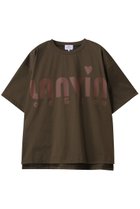 【ランバン オン ブルー/LANVIN en Bleu】のハートロゴプリントTシャツ カーキ|ID: prp329100004408557 ipo3291000000035933451