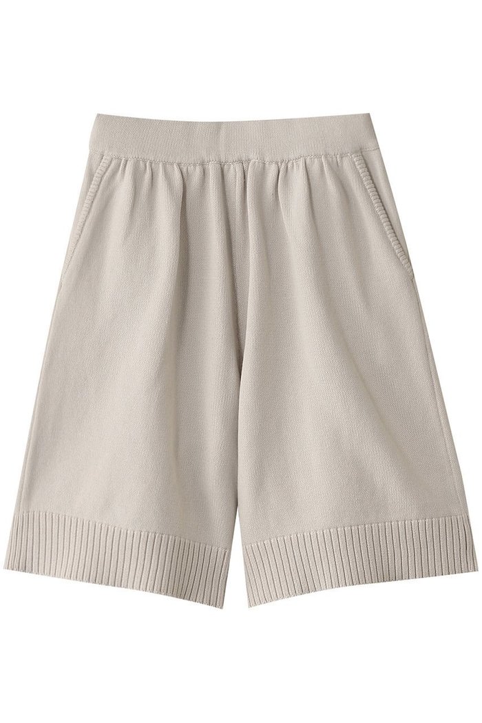 【デミーリー/DEMYLEE】のHERMINE オーガニックコットン ニットショートパンツ インテリア・キッズ・メンズ・レディースファッション・服の通販 founy(ファニー) https://founy.com/ ファッション Fashion レディースファッション WOMEN パンツ Pants ハーフ / ショートパンツ Short Pants ショート Short ストレート Straight エレガント 上品 Elegant |ID: prp329100004408561 ipo3291000000030850988