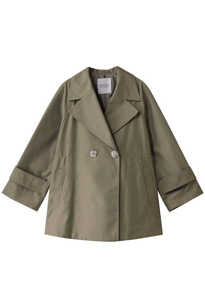 【アルアバイル/allureville】の【Loulou Willoughby】シャンブレーギャバミドルコート インテリア・キッズ・メンズ・レディースファッション・服の通販 founy(ファニー) https://founy.com/ ファッション Fashion レディースファッション Fashion for Women アウター Coat / Outerwear Collection コート・ロングコート・ピーコート Long Coats, Peacoats & More ドレープ Drape, Draping Fabric ミドル Middle Length, Mid Height ロング Long, Long-Length 再入荷 Restock / Back in Stock |ID: prp329100004408565 ipo3291000000035054438