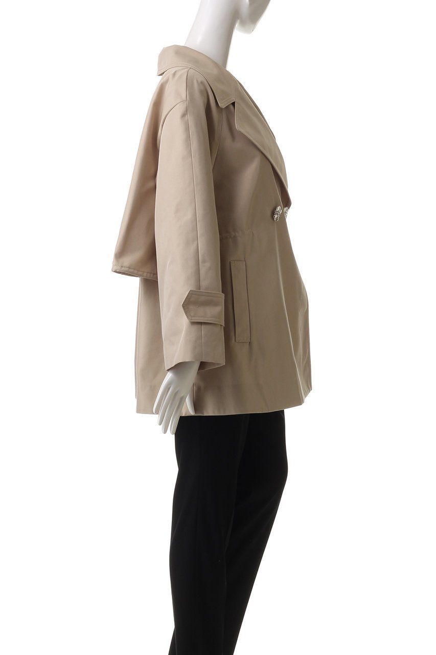 【アルアバイル/allureville】の【Loulou Willoughby】シャンブレーギャバミドルコート 人気、トレンドファッション・服の通販 founy(ファニー) 　ファッション　Fashion　レディースファッション　Fashion for Women　アウター　Coat / Outerwear Collection　コート・ロングコート・ピーコート　Long Coats, Peacoats & More　ドレープ　Drape, Draping Fabric　ミドル　Middle Length, Mid Height　ロング　Long, Long-Length　other-3|ID: prp329100004408565 ipo3291000000035054441