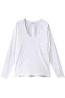 【クラネ/CLANE】のDEEP U NECK TOPS/Tシャツ 人気、トレンドファッション・服の通販 founy(ファニー) ファッション Fashion レディースファッション WOMEN トップス・カットソー Tops/Tshirt シャツ/ブラウス Shirts/Blouses ロング / Tシャツ T-Shirts カットソー Cut and Sewn おすすめ Recommend インナー Inner シンプル Simple スリーブ Sleeve ロング Long 長袖 Long Sleeve |ID:prp329100004408566