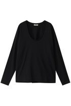 【クラネ/CLANE】のDEEP U NECK TOPS/Tシャツ BLACK|ID: prp329100004408566 ipo3291000000032870873