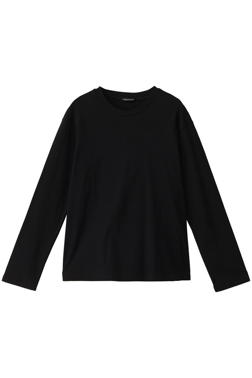 【ミズイロ インド/mizuiro ind】のcrew neck T Tシャツ インテリア・キッズ・メンズ・レディースファッション・服の通販 founy(ファニー) 　ファッション　Fashion　レディースファッション　Fashion for Women　トップス・カットソー　Cut & Sew Tops　シャツ・ブラウス・オフィスカジュアル　Elegant Blouses & Button-Ups　ロングTシャツ・Tシャツ　Longline T-Shirts & Tees　カットソー・ベーシックTシャツ　Cut-and-Sewn Tops / Stretch Tees & Basics　インナー　Innerwear　シンプル　Simple, Minimal　スリーブ　Sleeve, Long Sleeve / Short Sleeve　ロング　Long, Long-Length　black|ID: prp329100004408567 ipo3291000000032870916