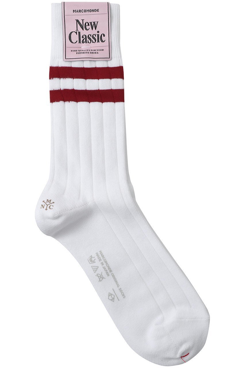 【エリオポール/heliopole】の【MARCOMONDE】LINE ソックス インテリア・キッズ・メンズ・レディースファッション・服の通販 founy(ファニー) 　ファッション　Fashion　レディースファッション　Fashion for Women　ソックス&靴下　Socks & Hosiery　レッグウェア・ストッキング　Legwear & Hosiery　サンダル　Sandals, Summer Shoes　スニーカー　Sneakers, Trainers　スポーティ　Sporty, Casual Athletic　ソックス　Socks, Hosiery　ベーシック　Basic, Essential　夏　Summer　レッドライン|ID: prp329100004408570 ipo3291000000032803071
