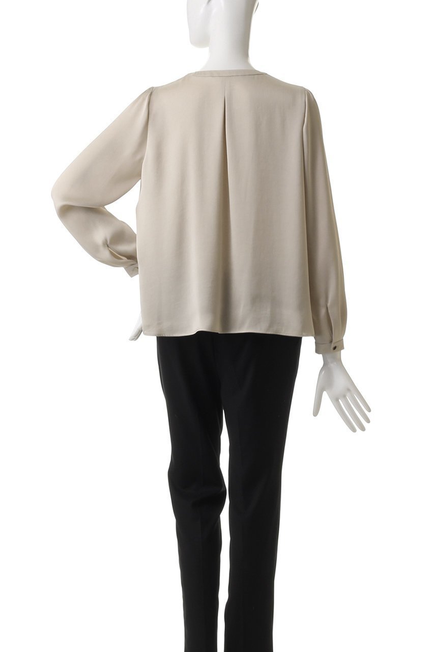 【アナイ/ANAYI】のヴィンテージサテンラッフルブラウス 人気、トレンドファッション・服の通販 founy(ファニー) 　ファッション　Fashion　レディースファッション　Fashion for Women　トップス・カットソー　Cut & Sew Tops　シャツ・ブラウス・オフィスカジュアル　Elegant Blouses & Button-Ups　おすすめ　Recommended / Our Picks　エレガント 上品　Elegant　サテン　Satin, Glossy Fabric　ジャケット　Jacket, Outerwear　スリーブ　Sleeve, Long Sleeve / Short Sleeve　ラッフル　Ruffle, Frill　リュクス　Luxury, Elegant, High-End, Chic　ロング　Long, Long-Length　other-4|ID: prp329100004408579 ipo3291000000032860727