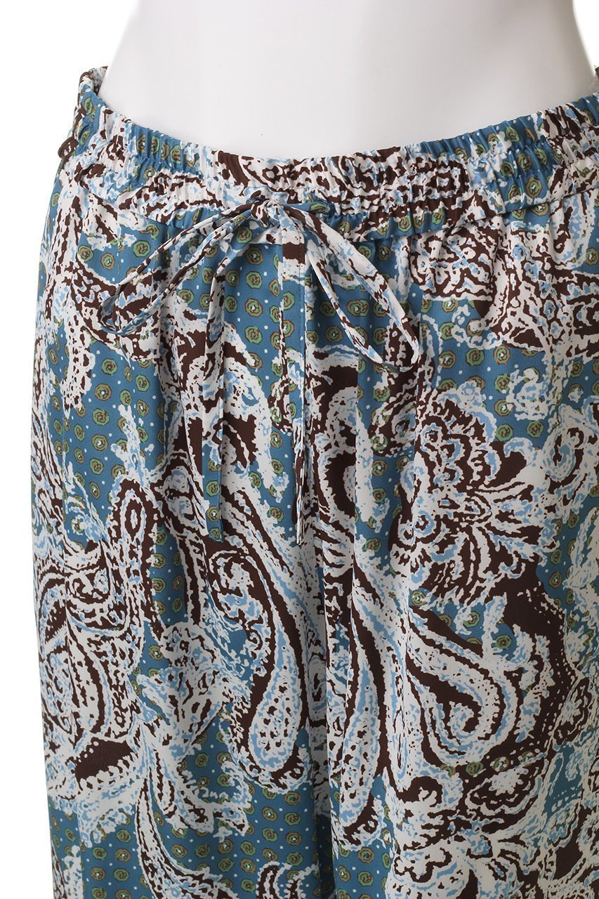 【ハウス オブ ロータス/HOUSE OF LOTUS】のキカペイズリープリントパンツ 人気、トレンドファッション・服の通販 founy(ファニー) 　ファッション　Fashion　レディースファッション　Ladies' Fashion Online　パンツ　Pants　クラシック　Classic　サテン　Satin　ストレート　Straight　ドレープ　Drape　プリント　Print　ペイズリー　Paisley　ミックス　Mix　ワイド　Wide　再入荷　Restock/Back In Stock/Re Arrival　other-5|ID: prp329100004408581 ipo3291000000032629943