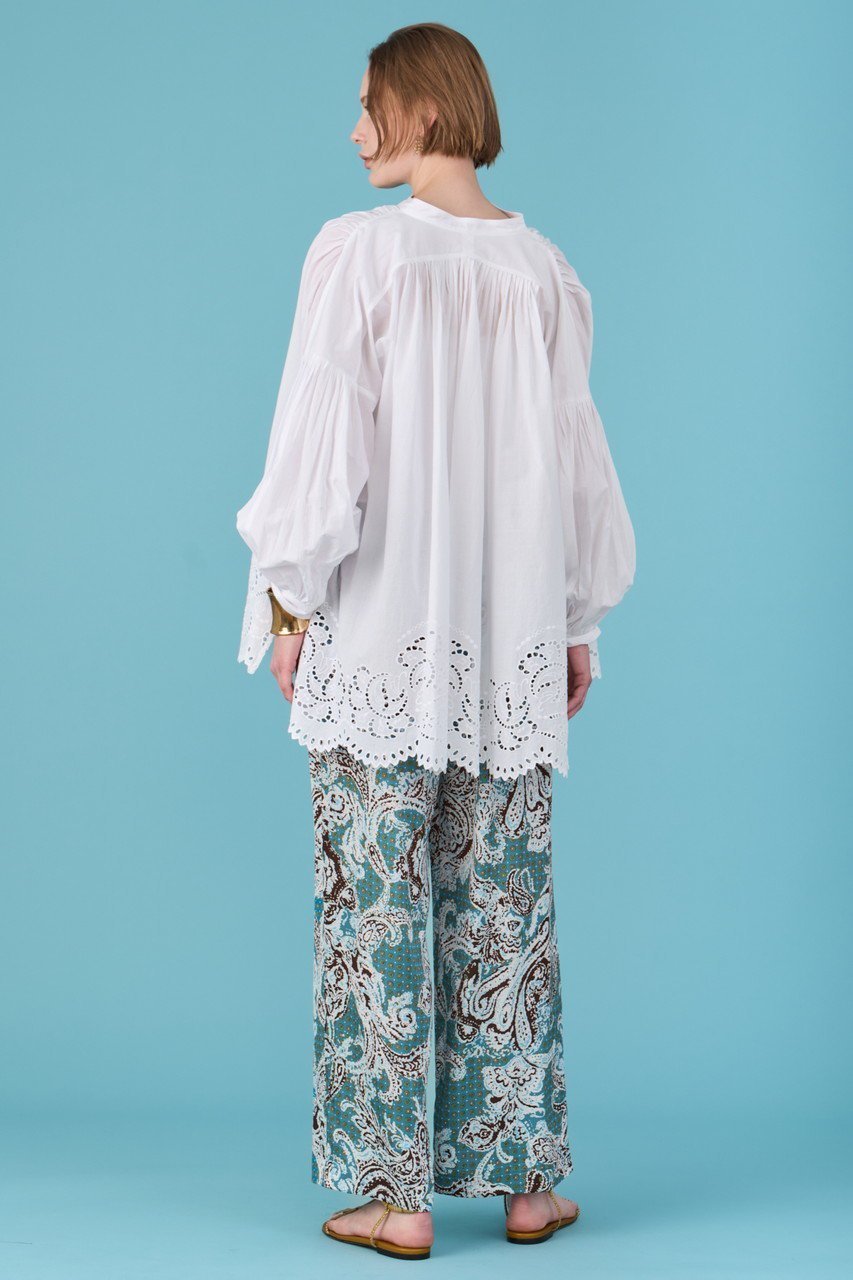 【ハウス オブ ロータス/HOUSE OF LOTUS】のキカペイズリープリントパンツ 人気、トレンドファッション・服の通販 founy(ファニー) 　ファッション　Fashion　レディースファッション　Ladies' Fashion Online　パンツ　Pants　クラシック　Classic　サテン　Satin　ストレート　Straight　ドレープ　Drape　プリント　Print　ペイズリー　Paisley　ミックス　Mix　ワイド　Wide　再入荷　Restock/Back In Stock/Re Arrival　other-7|ID: prp329100004408581 ipo3291000000032629945