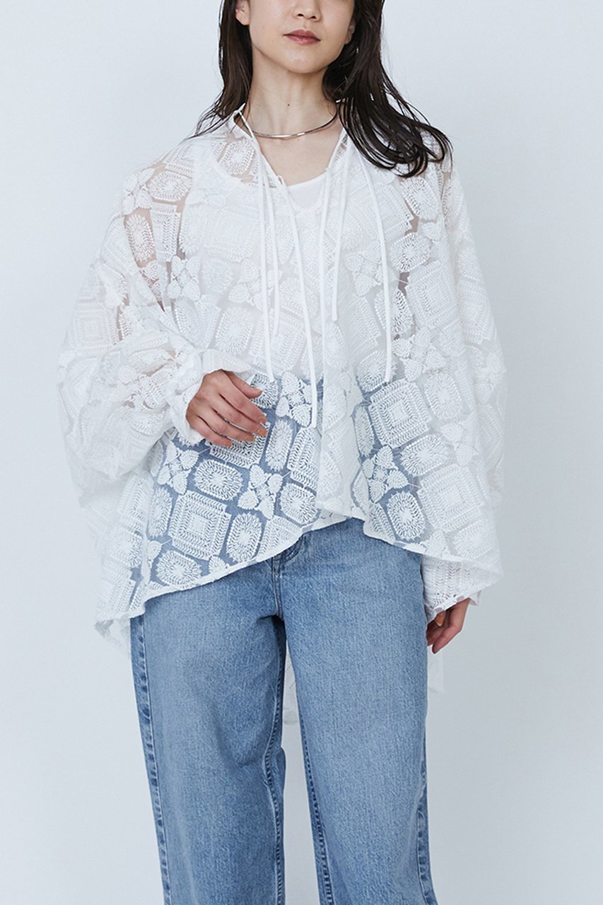【プルミエ アロンディスモン/1er Arrondissement】の【near NIPPON】ブラウス 人気、トレンドファッション・服の通販 founy(ファニー) 　ファッション　Fashion　レディースファッション　Fashion for Women　トップス・カットソー　Cut & Sew Tops　キャミソール&ノースリーブ　Camisoles & Sleeveless Tops　シャツ・ブラウス・オフィスカジュアル　Elegant Blouses & Button-Ups　ロングTシャツ・Tシャツ　Longline T-Shirts & Tees　カットソー・ベーシックTシャツ　Cut-and-Sewn Tops / Stretch Tees & Basics　キャミソール　Camisole, Spaghetti Strap Top　タンク　Tank Top, Sleeveless Top　デニム　Denim, Jeans Material　フェミニン　Feminine, Girly　レース　Lace, Lace Fabric　春　Spring　other-6|ID: prp329100004408584 ipo3291000000032870844
