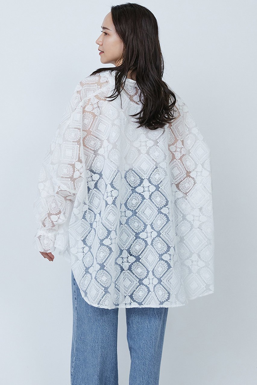 【プルミエ アロンディスモン/1er Arrondissement】の【near NIPPON】ブラウス 人気、トレンドファッション・服の通販 founy(ファニー) 　ファッション　Fashion　レディースファッション　Fashion for Women　トップス・カットソー　Cut & Sew Tops　キャミソール&ノースリーブ　Camisoles & Sleeveless Tops　シャツ・ブラウス・オフィスカジュアル　Elegant Blouses & Button-Ups　ロングTシャツ・Tシャツ　Longline T-Shirts & Tees　カットソー・ベーシックTシャツ　Cut-and-Sewn Tops / Stretch Tees & Basics　キャミソール　Camisole, Spaghetti Strap Top　タンク　Tank Top, Sleeveless Top　デニム　Denim, Jeans Material　フェミニン　Feminine, Girly　レース　Lace, Lace Fabric　春　Spring　other-7|ID: prp329100004408584 ipo3291000000032870850