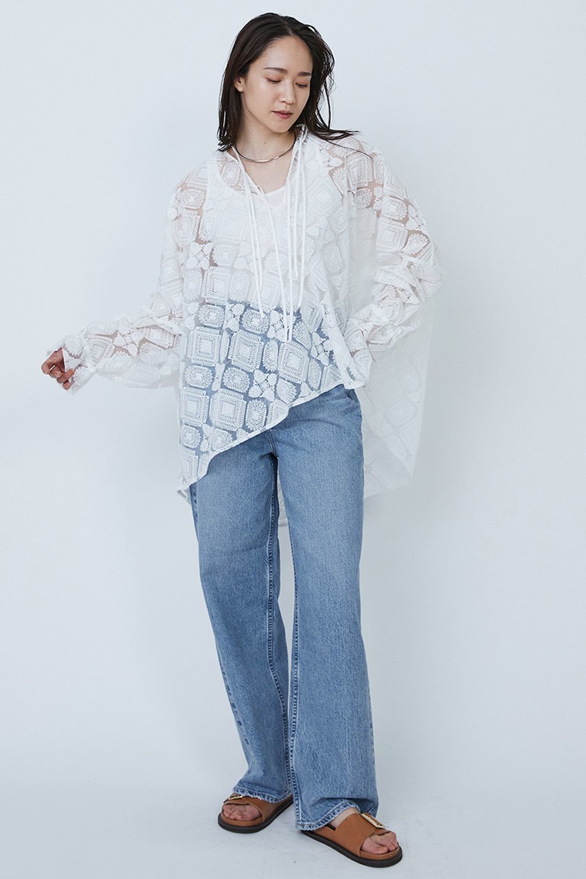 【プルミエ アロンディスモン/1er Arrondissement】の【near NIPPON】ブラウス 人気、トレンドファッション・服の通販 founy(ファニー) 　ファッション　Fashion　レディースファッション　Fashion for Women　トップス・カットソー　Cut & Sew Tops　キャミソール&ノースリーブ　Camisoles & Sleeveless Tops　シャツ・ブラウス・オフィスカジュアル　Elegant Blouses & Button-Ups　ロングTシャツ・Tシャツ　Longline T-Shirts & Tees　カットソー・ベーシックTシャツ　Cut-and-Sewn Tops / Stretch Tees & Basics　キャミソール　Camisole, Spaghetti Strap Top　タンク　Tank Top, Sleeveless Top　デニム　Denim, Jeans Material　フェミニン　Feminine, Girly　レース　Lace, Lace Fabric　春　Spring　other-8|ID: prp329100004408584 ipo3291000000032870855