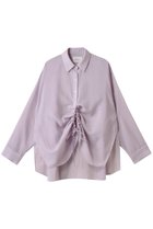 【ミディウミソリッド/MIDIUMISOLID】のdrawstring shirt.S シャツ pink|ID: prp329100004408587 ipo3291000000032860662