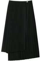 【ミディウミソリッド/MIDIUMISOLID】のasymmetry hem wrap pleats SK.S スカート black|ID:prp329100004408589