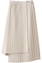 【ミディウミソリッド/MIDIUMISOLID】のasymmetry hem wrap pleats SK.S スカート ivory|ID: prp329100004408589 ipo3291000000031822982