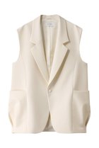 【ヒューエルミュージアム/hueLe Museum】の【STUMBLY】Baloon Silhouette Gilet ホワイト|ID: prp329100004408591 ipo3291000000036129790