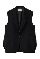 【ヒューエルミュージアム/hueLe Museum】の【STUMBLY】Baloon Silhouette Gilet 人気、トレンドファッション・服の通販 founy(ファニー) ファッション Fashion レディースファッション Fashion for Women アウター Coat / Outerwear Collection レディースジャケット・軽アウター Jackets ジャケット Jacket, Outerwear バルーン Balloon, Balloon Silhouette ベスト Vest, Waistcoat ポケット Pocket, Pocket Detail エレガント 上品 Elegant thumbnail ブラック|ID: prp329100004408591 ipo3291000000036833640