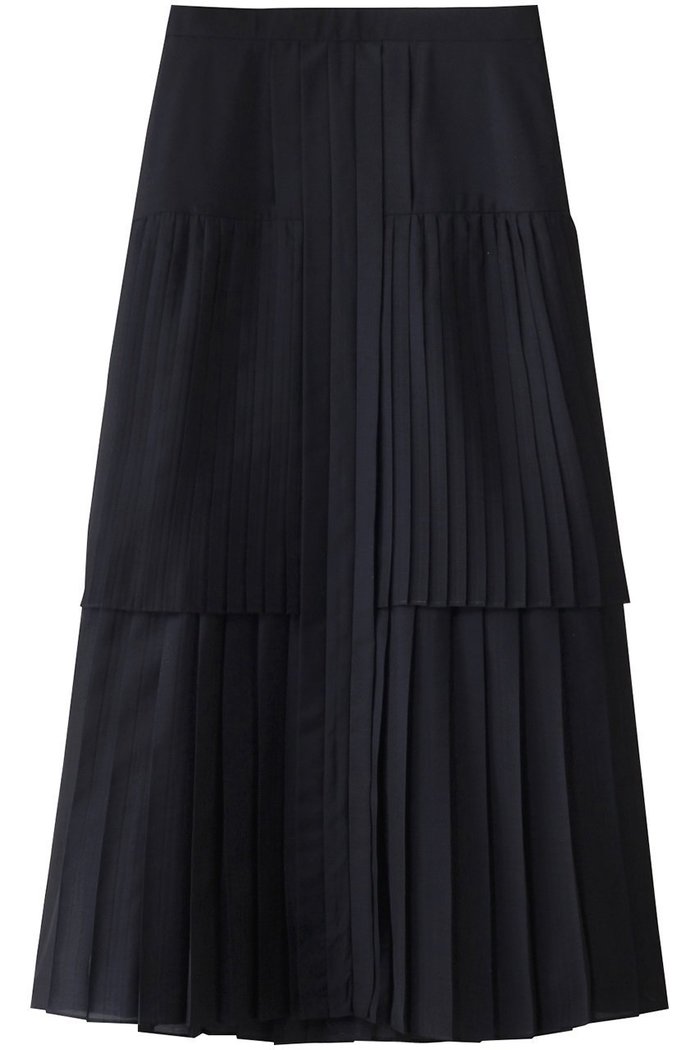 【ヒューエルミュージアム/hueLe Museum】の【STUMBLY】Pleats Combination Skirt インテリア・キッズ・メンズ・レディースファッション・服の通販 founy(ファニー) https://founy.com/ ファッション Fashion レディースファッション WOMEN スカート Skirt ロングスカート Long Skirt シアー Sheer フレア Flare プリーツ Pleats ロング Long |ID: prp329100004408592 ipo3291000000030790700