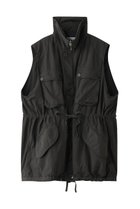【キャサリンハムネット/KATHARINE HAMNETT LONDON】の【UNISEX】ハイネックジップノースリーブロングジャケット ブラック|ID: prp329100004408595 ipo3291000000032961956
