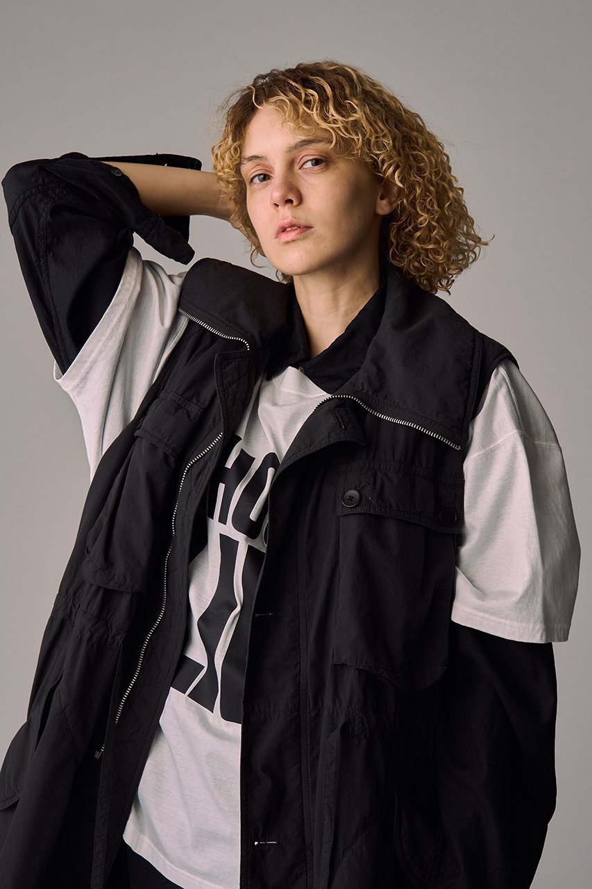 【キャサリンハムネット/KATHARINE HAMNETT LONDON】の【UNISEX】ハイネックジップノースリーブロングジャケット 人気、トレンドファッション・服の通販 founy(ファニー) 　ファッション　Fashion　レディースファッション　Fashion for Women　アウター　Coat / Outerwear Collection　レディースジャケット・軽アウター　Jackets　ユニセックス　Unisex, Genderless　ジャケット　Jacket, Outerwear　ベスト　Vest, Waistcoat　ロング　Long, Long-Length　ヴィンテージ　Vintage Style　other-7|ID: prp329100004408595 ipo3291000000035490542