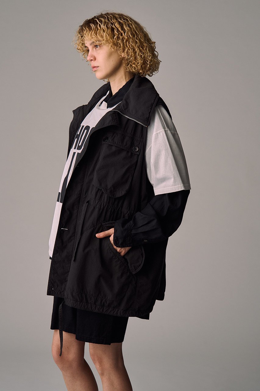 【キャサリンハムネット/KATHARINE HAMNETT LONDON】の【UNISEX】ハイネックジップノースリーブロングジャケット 人気、トレンドファッション・服の通販 founy(ファニー) 　ファッション　Fashion　レディースファッション　Fashion for Women　アウター　Coat / Outerwear Collection　レディースジャケット・軽アウター　Jackets　ユニセックス　Unisex, Genderless　ジャケット　Jacket, Outerwear　ベスト　Vest, Waistcoat　ロング　Long, Long-Length　ヴィンテージ　Vintage Style　other-8|ID: prp329100004408595 ipo3291000000035490544