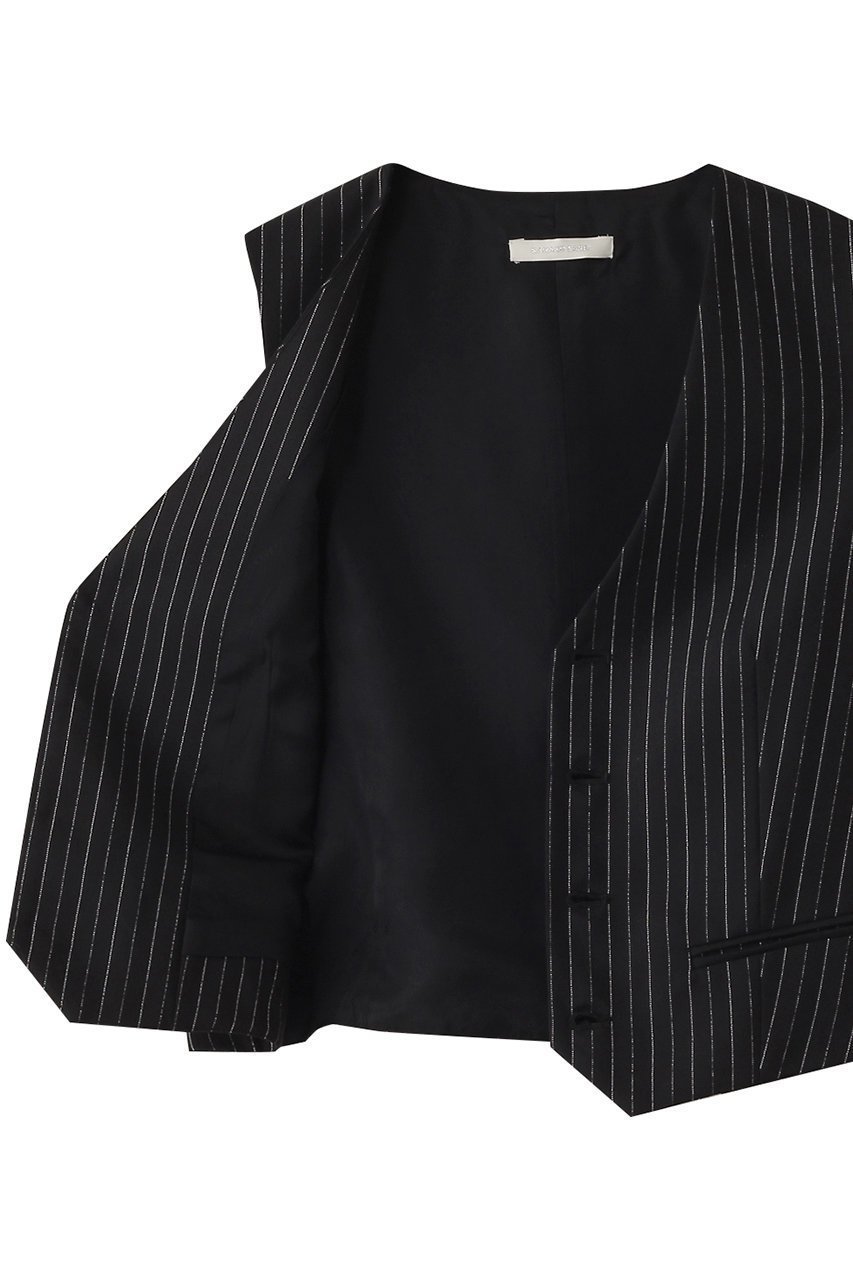 【カナコ サカイ/KANAKO SAKAI】のストライプトベストトップ 人気、トレンドファッション・服の通販 founy(ファニー) 　ファッション　Fashion　レディースファッション　Fashion for Women　アウター　Coat / Outerwear Collection　レディースジャケット・軽アウター　Jackets　おすすめ　Recommended / Our Picks　クラシカル　Classical, Vintage-Inspired　ジャケット　Jacket, Outerwear　ストライプ　Stripe, Striped Pattern　ベスト　Vest, Waistcoat　マニッシュ　Mannish, Boyish　other-6|ID: prp329100004408599 ipo3291000000032960890