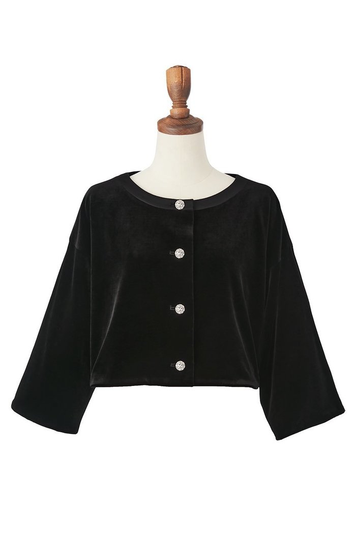 【デイジーリン/DAISY LIN】のDaisy Velour Jewel Jacket インテリア・キッズ・メンズ・レディースファッション・服の通販 founy(ファニー) https://founy.com/ ファッション Fashion レディースファッション WOMEN アウター Coat Outerwear ジャケット Jackets おすすめ Recommend ウォッシャブル Washable カーディガン Cardigan コンパクト Compact サテン Satin ジャケット Jacket ジュエリー Jewelry ストレッチ Stretch フォーマル Formal ベロア Velor リラックス Relax エレガント 上品 Elegant 人気 Popularity 夏 Summer 旅行 Travel 春 Spring S/S・春夏 Ss・Spring/Summer |ID: prp329100004408601 ipo3291000000030790744